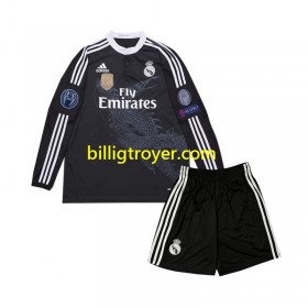 Billige Fotballdrakter Real Madrid 2014 Barn Retro Tredjedraktsett Langermet